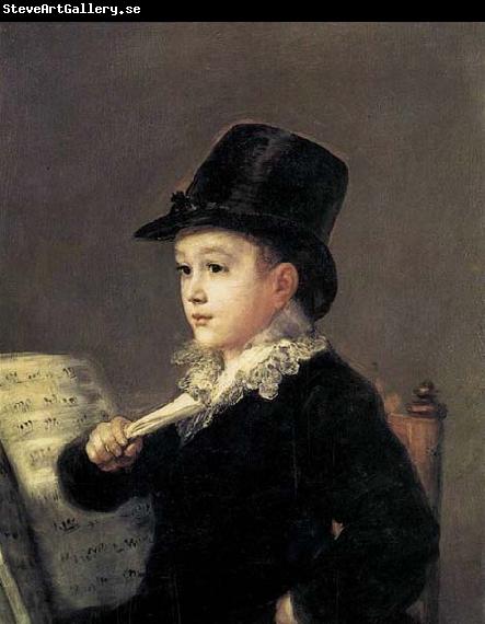 Francisco de goya y Lucientes Portrait of Mariano Goya, the Artist-s Grandson